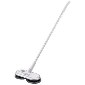 VEVOR Cordless Electric Mop, Up to 70 mins Powerful Battery, Electric Spin Mop with Dual Spinning Mop Heads, 4 Microfiber Pads & 2 Floor Scrubber