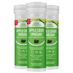 BSYS ACV Coffee Flavor  These Chews Are A Game Changer Skip The Harsh ACV Taste Get All The Benefits With A Smooth Roasty Coffee Kick  WellnessWi (Option: Three bottles)