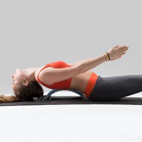 Back Stretcher for Pain Relief, 3 Level Adjustable Back Cracker Board, Relief for Scoliosis Aid, Spine, Herniated Disc (amount: 2pcs)